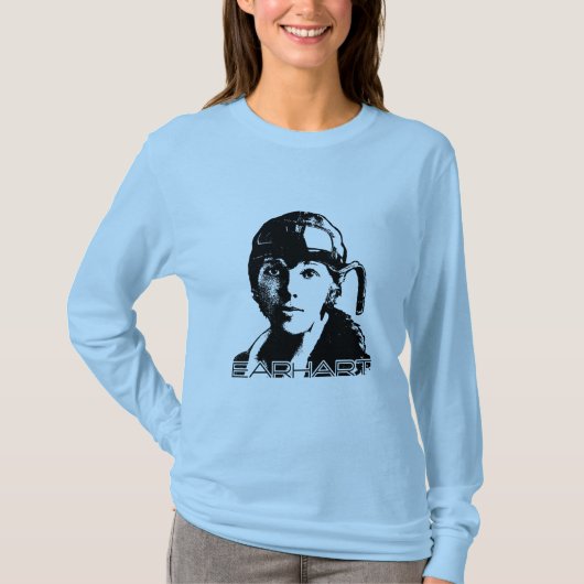 Amelia Earhart T-shirt (Voorkant)