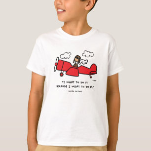 Amelia Earhart t-shirt