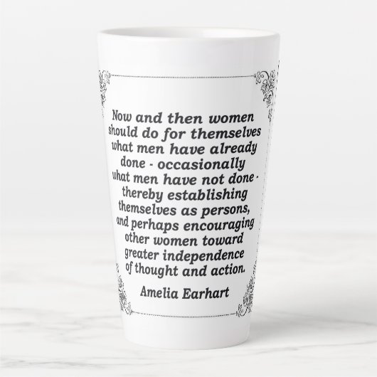 Amelia Earhart Wisdom Mok (Voorkant)