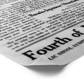 Amelia Earhart zendt radio Sos Juli 3 1937 uit Poster (Hoek)