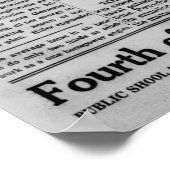 Amelia Earhart zendt radio Sos Juli 3 1937 uit Poster (Hoek)