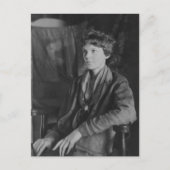 Amelia Earhart Zwart Wit Foto Luchtvaart Vintage Briefkaart (Voorkant)