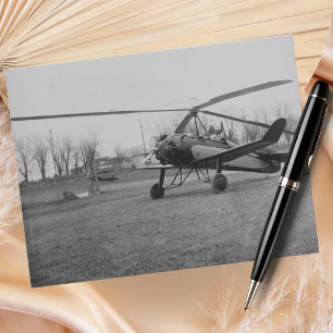 Amelia Earhart Zwart Wit Foto Luchtvaart Vintage Briefkaart