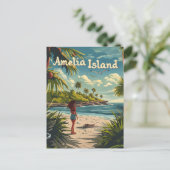 Amelia Island Beach Briefkaart (Staand voorkant)