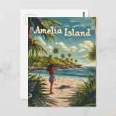 Amelia Island Beach Briefkaart (Voorkant / Achterkant)