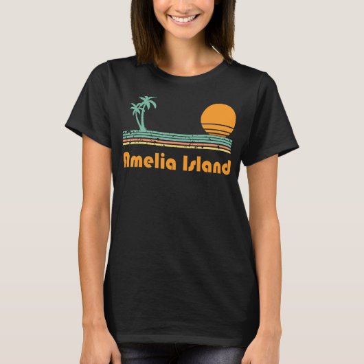Amelia Island Beach Sunset T-shirt (Voorkant)