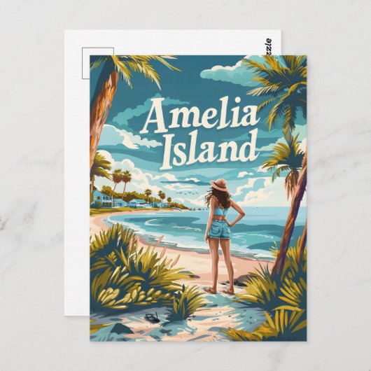 Amelia Island  Briefkaart (Voorkant / Achterkant)