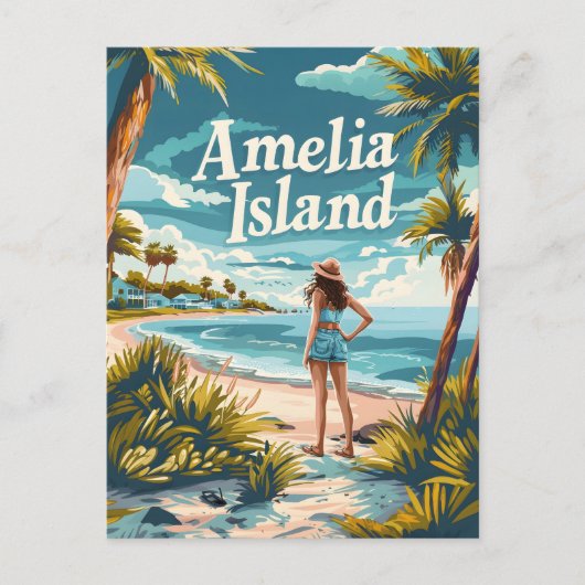 Amelia Island  Briefkaart (Voorkant)