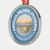 Amelia Island (C) Metalen Ornament (Links)