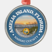 Amelia Island (C) Metalen Ornament (Voorkant)