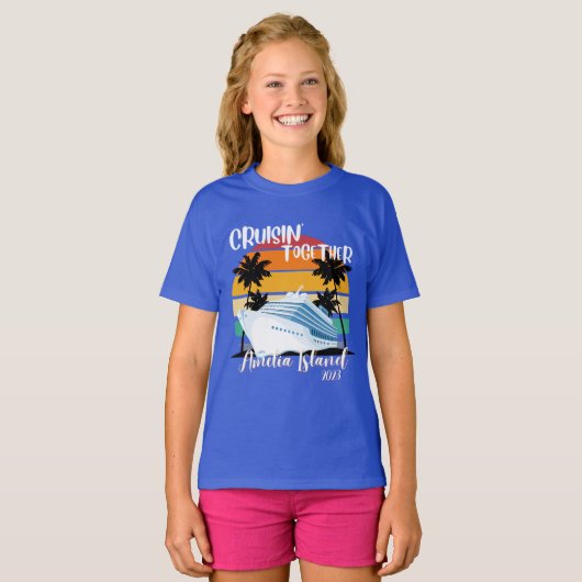Amelia Island Cruise 2025 Familie Groepsreizen T-shirt (Voorkant volledig)
