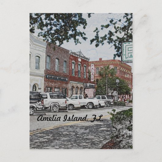 Amelia Island, FL. briefkaart (Voorkant)