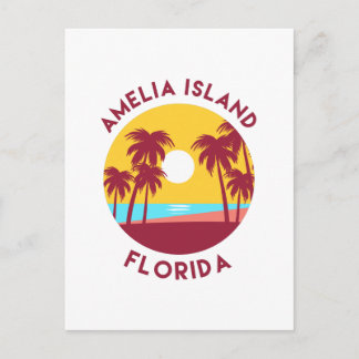 Amelia Island, Florida Beach Landscape Briefkaart