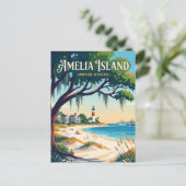 Amelia Island Florida Briefkaart (Staand voorkant)