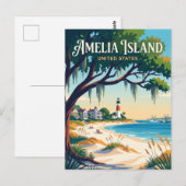 Amelia Island Florida Briefkaart (Voorkant / Achterkant)