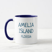 Amelia Island Florida Coffee Mok (Links)