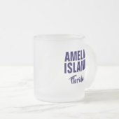 Amelia Island Florida Coffee Mug Matglas Koffiemok (Voorkant rechts)