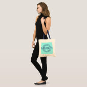 Amelia Island Florida in blauw met zon ontwerp Tote Bag (Voorkant (model))