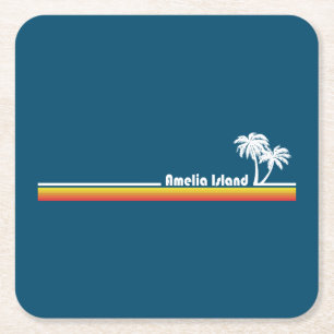 Amelia Island Florida Kartonnen Onderzetters