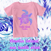 Amelia Island Florida Kleur Blast Zee Schildpad Ba