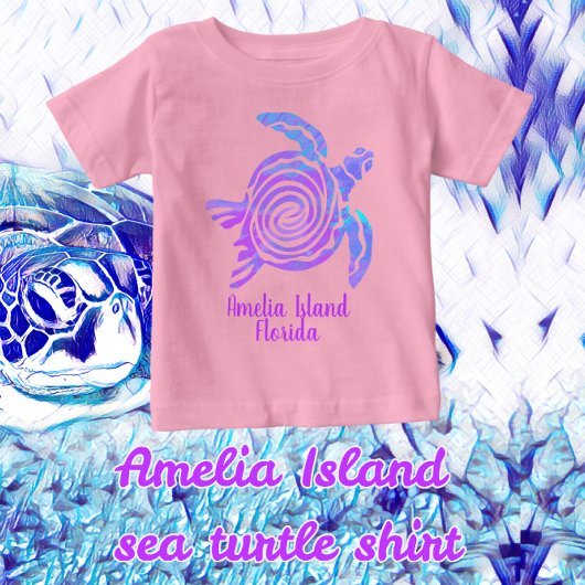 Amelia Island Florida Kleur Blast Zee Schildpad Ba