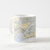 Amelia Island Florida Mokkel Waters Mok (Voorkant links)
