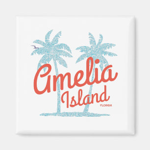 Amelia Island Florida Strand Koraal Surf Magneet
