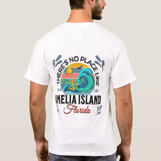 Amelia Island, Florida T-shirt (Achterkant)