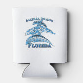 Amelia Island Florida Vacation Tribal Dolphins Blikjeskoeler (Achterkant)