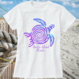 Amelia Island Florida Zee Turtle T-Shirt