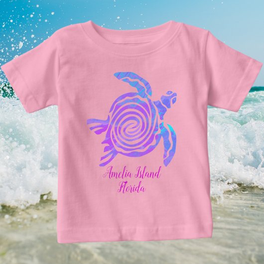 Amelia Island Florida Zee Turtle T-Shirt