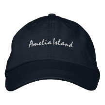 Amelia Island Geborduurde Florida Honkbalpet