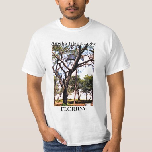 Amelia Island Light, Florida T-Shirt (Voorkant)