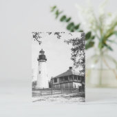 Amelia Island Lighthouse Briefkaart (Staand voorkant)