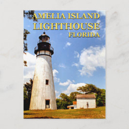 Amelia Island Lighthouse, Briefkaart van Florida