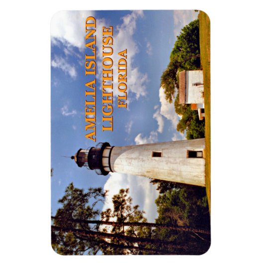 Amelia Island Lighthouse, Florida Flexi Magnet Magneet (Verticaal)