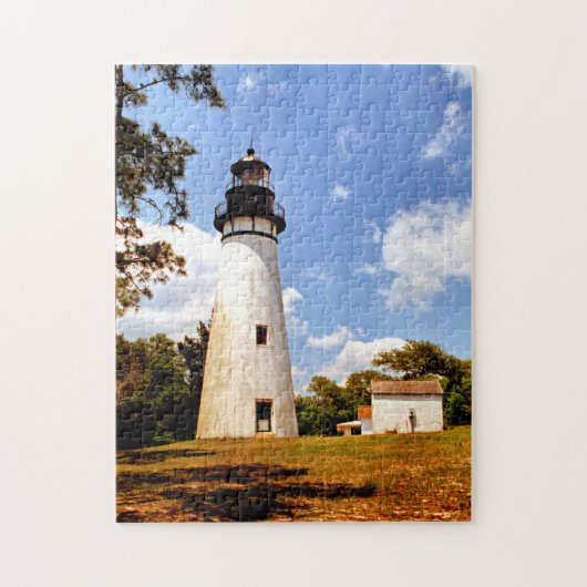 Amelia Island Lighthouse, Florida Jigzaag Puzzle Legpuzzel (Verticaal)