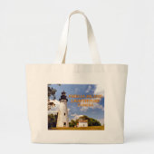 Amelia Island Lighthouse, Florida Jumbo Canvas tas (Voorkant)