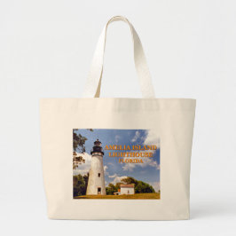 Amelia Island Lighthouse, Florida Jumbo Canvas tas