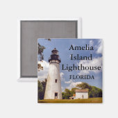 Amelia Island Lighthouse, Florida Magnet (Voorkant / Achterkant)