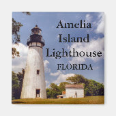 Amelia Island Lighthouse, Florida Magnet (Voorkant)
