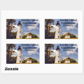 Amelia Island Lighthouse, Florida Stickers (Vel)