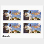 Amelia Island Lighthouse, Florida Stickers (Vel)
