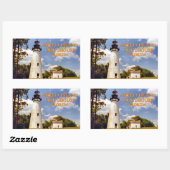 Amelia Island Lighthouse, Florida Stickers (Vel)