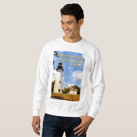 Amelia Island Lighthouse, Florida Sweatshirt (Voorkant volledig)