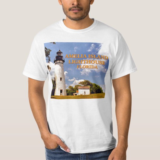 Amelia Island Lighthouse, Florida T-Shirt (Voorkant)
