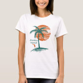 Amelia Island Palm Tree T-shirt (Voorkant)