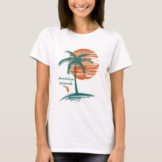 Amelia Island Palm Tree T-shirt