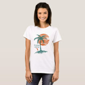Amelia Island Palm Tree T-shirt (Voorkant volledig)