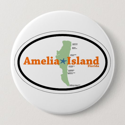Amelia Island Ronde Button 4,0 Cm (Voorkant)